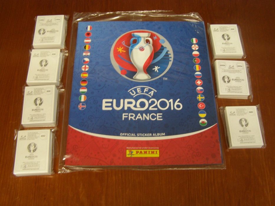 Caderneta Europeu França 2016 - Completa por Colar ( Novo) 680 cromos