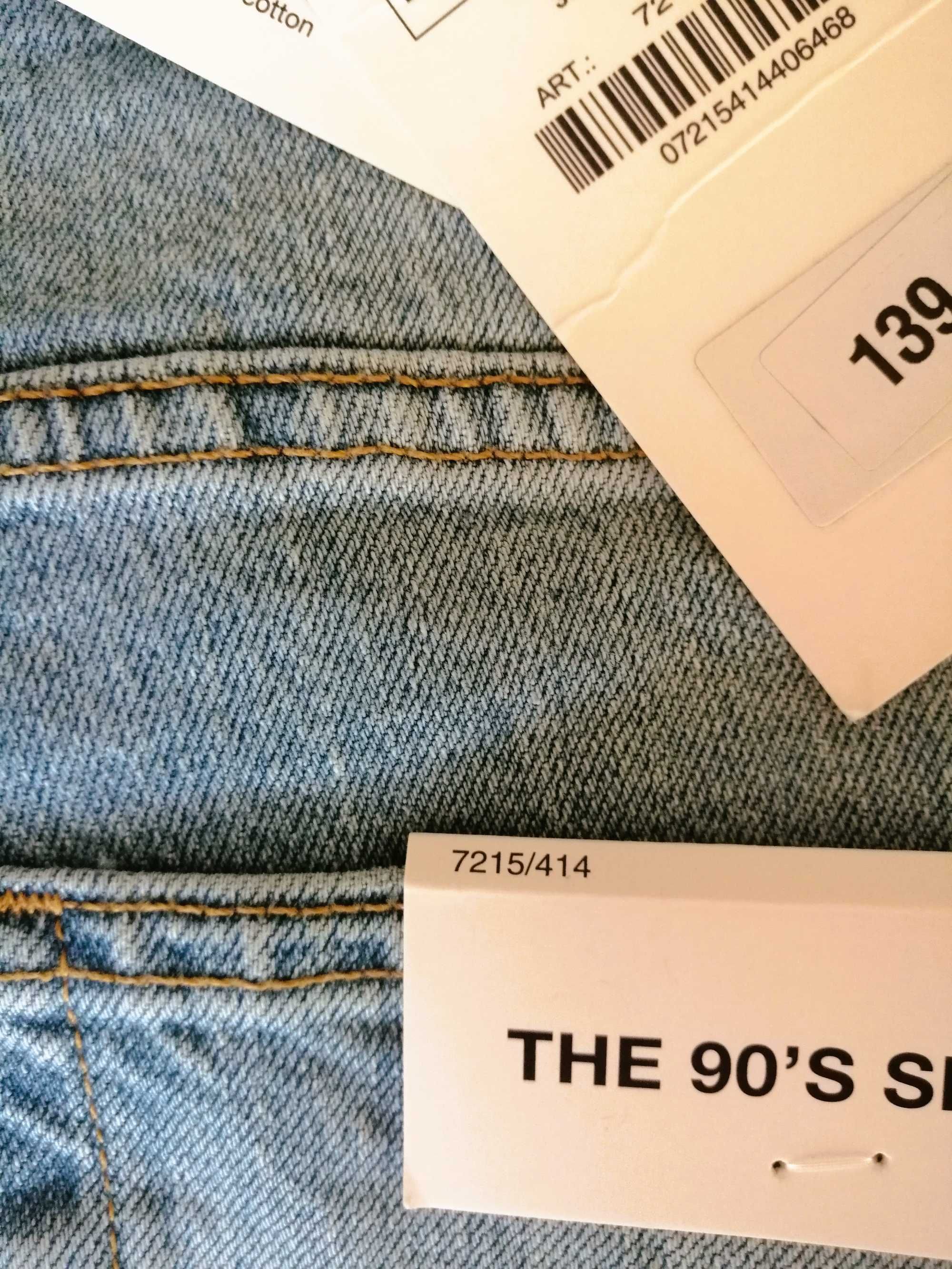 Zara 46 jeansy męskie skinny niebieskie