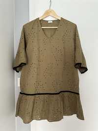 Just Paul Borneo sukienka krótka tunika plażowa haft
