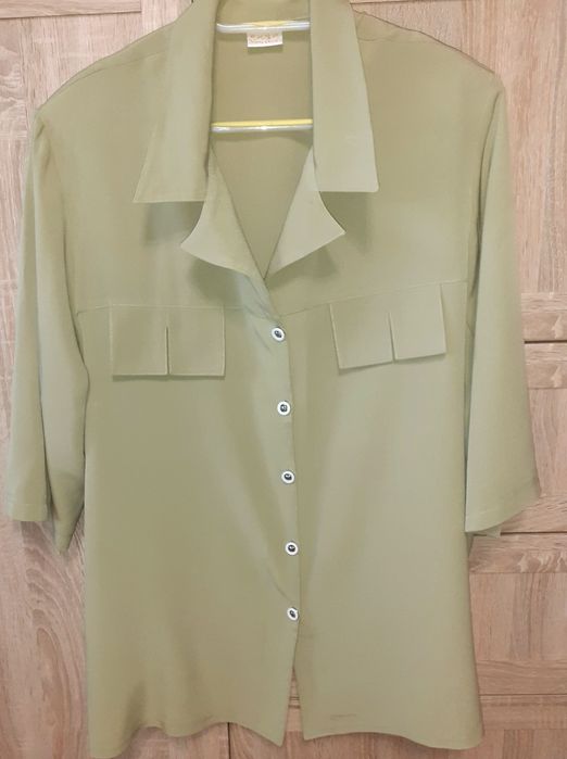 Bluzka damska typ żakiet seledyn rozm.48