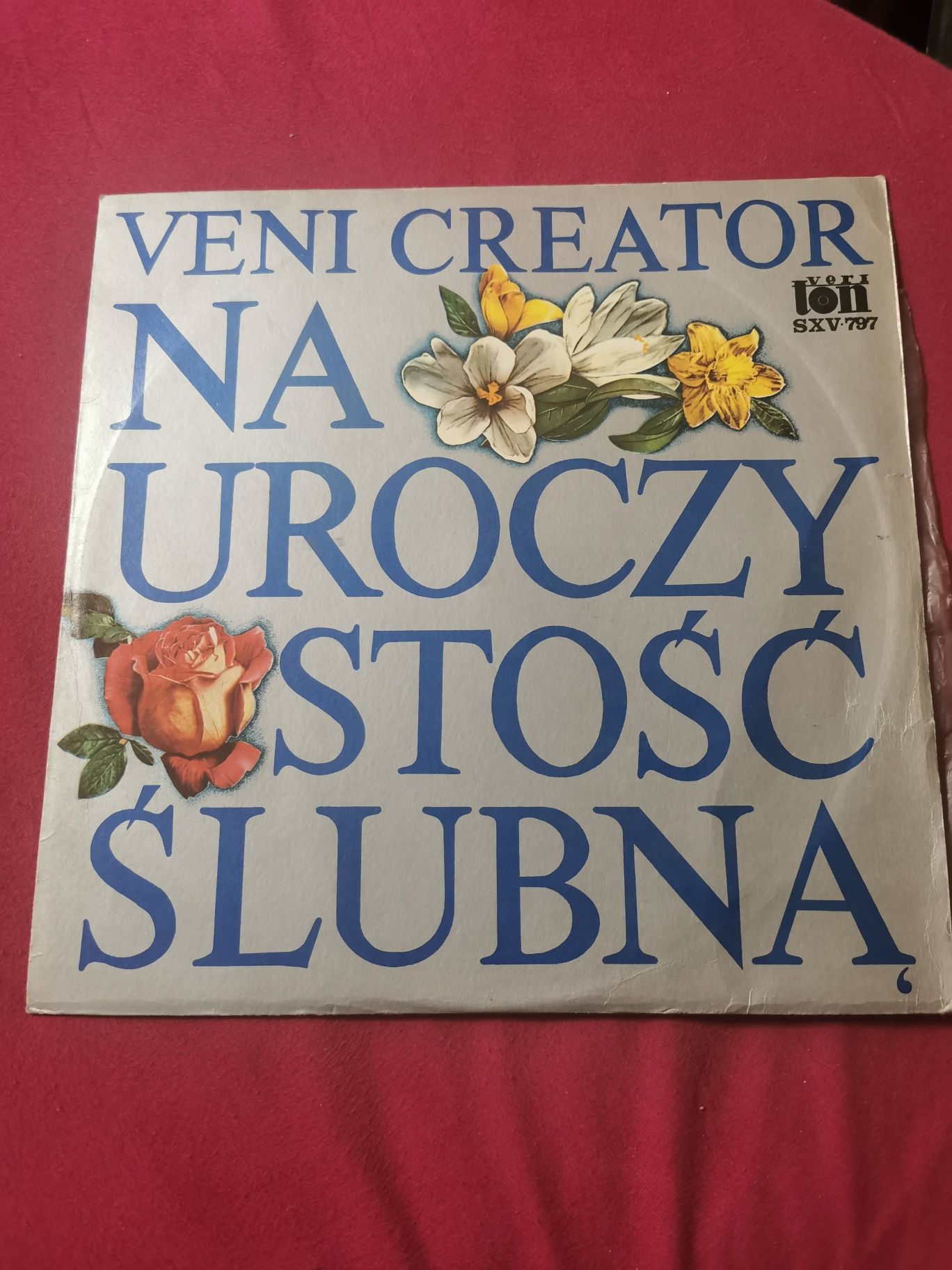 Veni Creator na uroczystości ślubne płyta winylowa