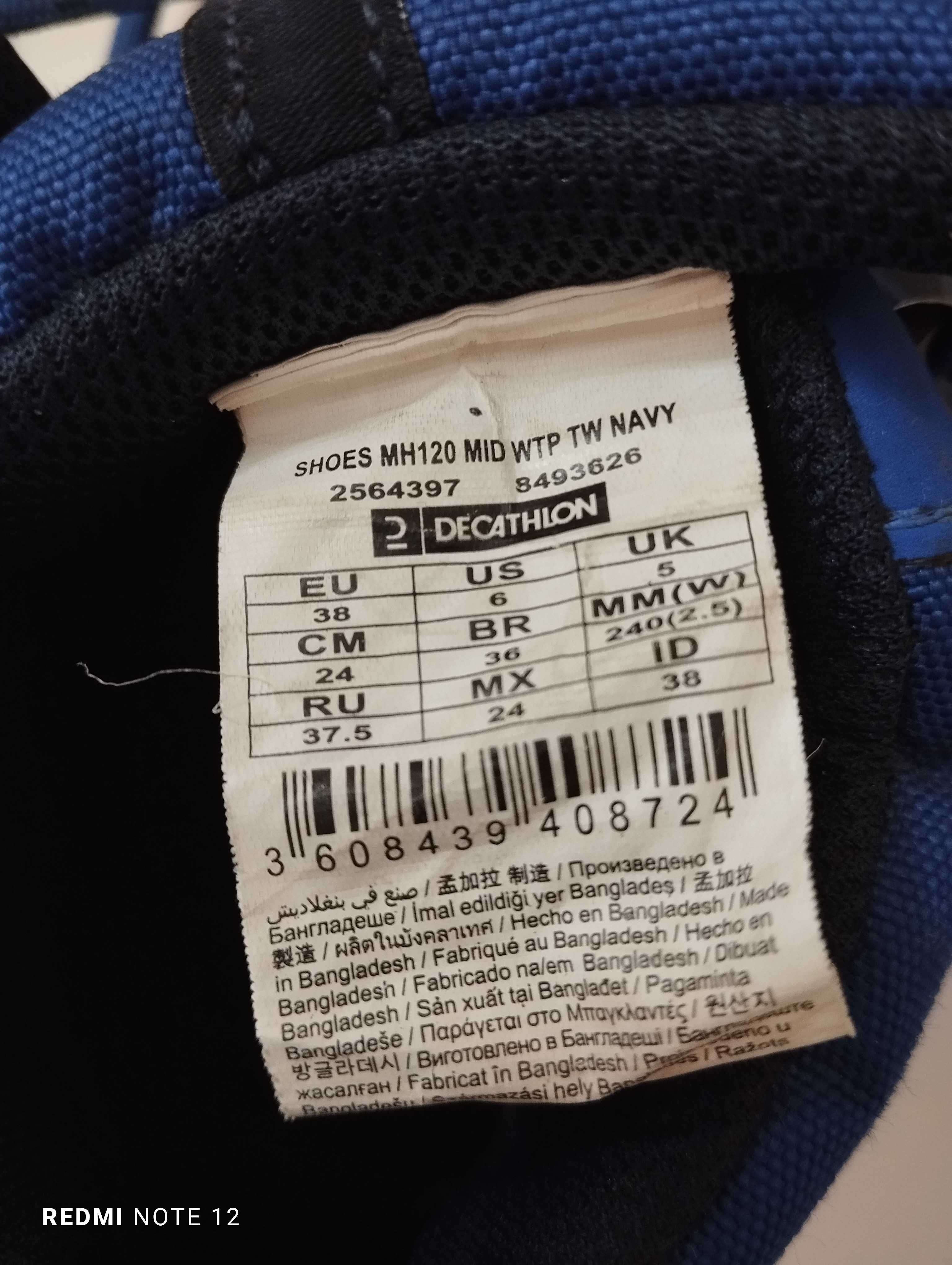 Botas de caminhada Quechua Tam. 38