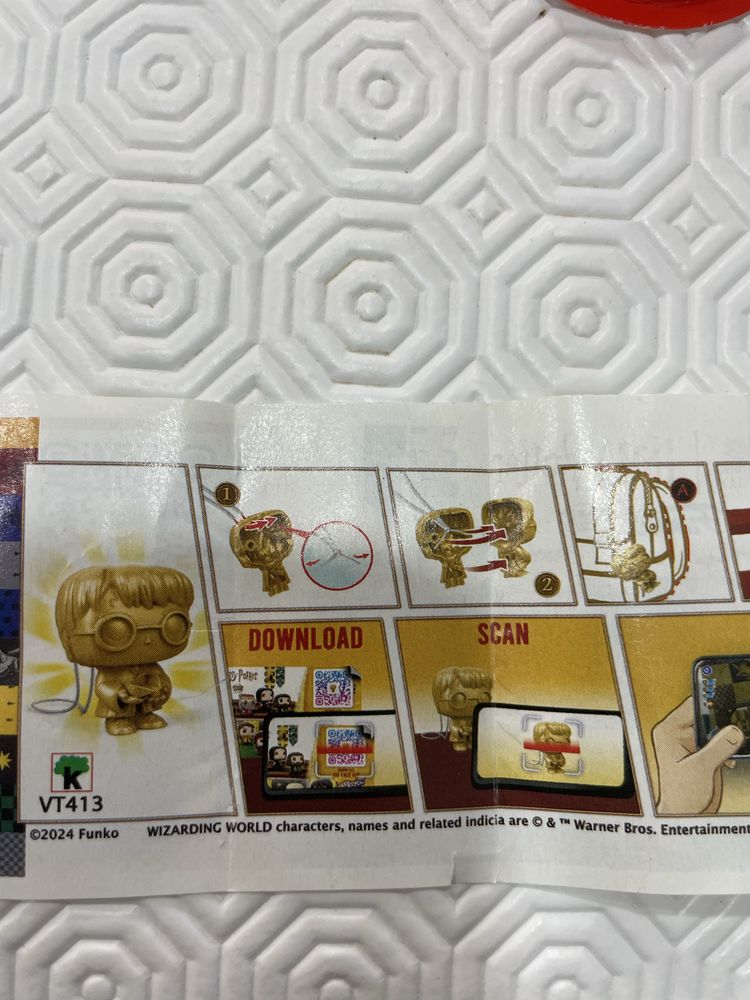 gold funko harry potter