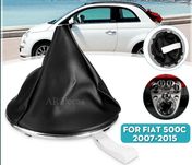Fole + moldura fiat 500c 07-2015 (PELE) novo
