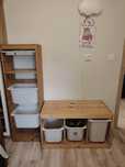 Ikea Trofast z pojemnikami