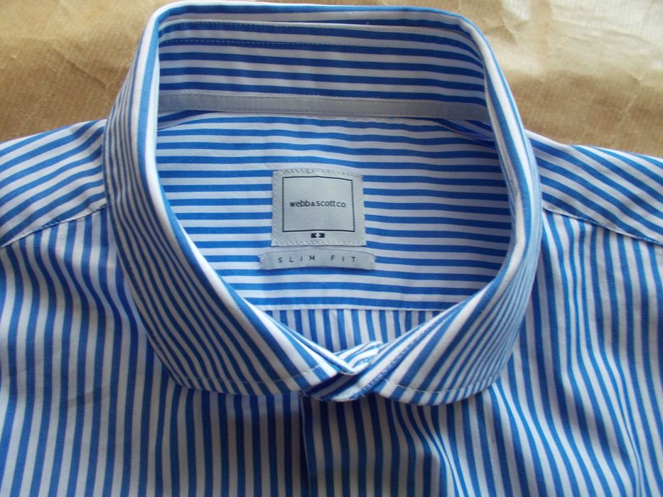 WEBB & SCOTT Premium Koszula Męska XL 43 Szwajcaria