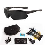 Защитные очки тактические армейские с поляризацией Oakley 5 линз.дроп
