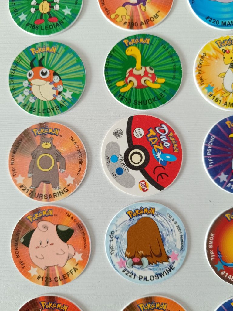 Zestaw Tazo Pokemon 132 sztuki
