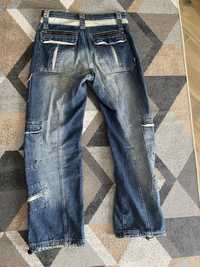 Широкие карго реп джинсы Ralph lauren carpenter jeans ecko untld