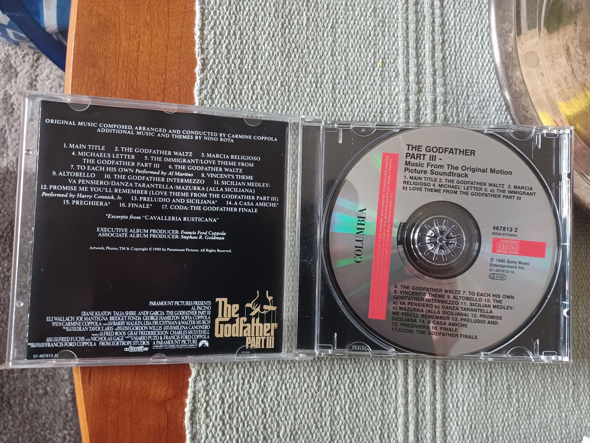 Plyta cd Ojciec Chrzestny cz.3 Godfather -oryginalna