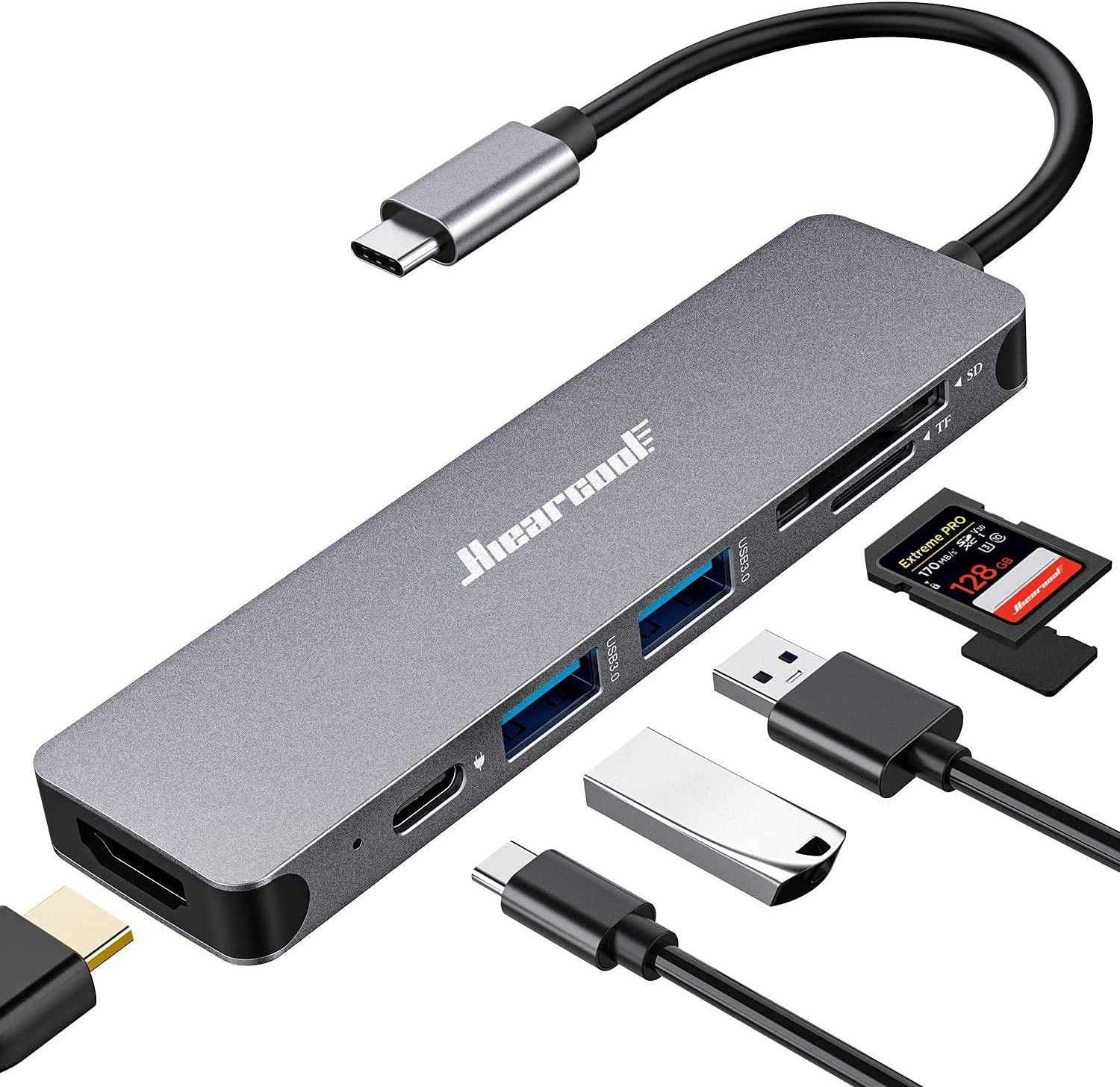 Безкоштовна доставка | USB Hub | Hiearcool | Адаптер USB C | хаб юсб