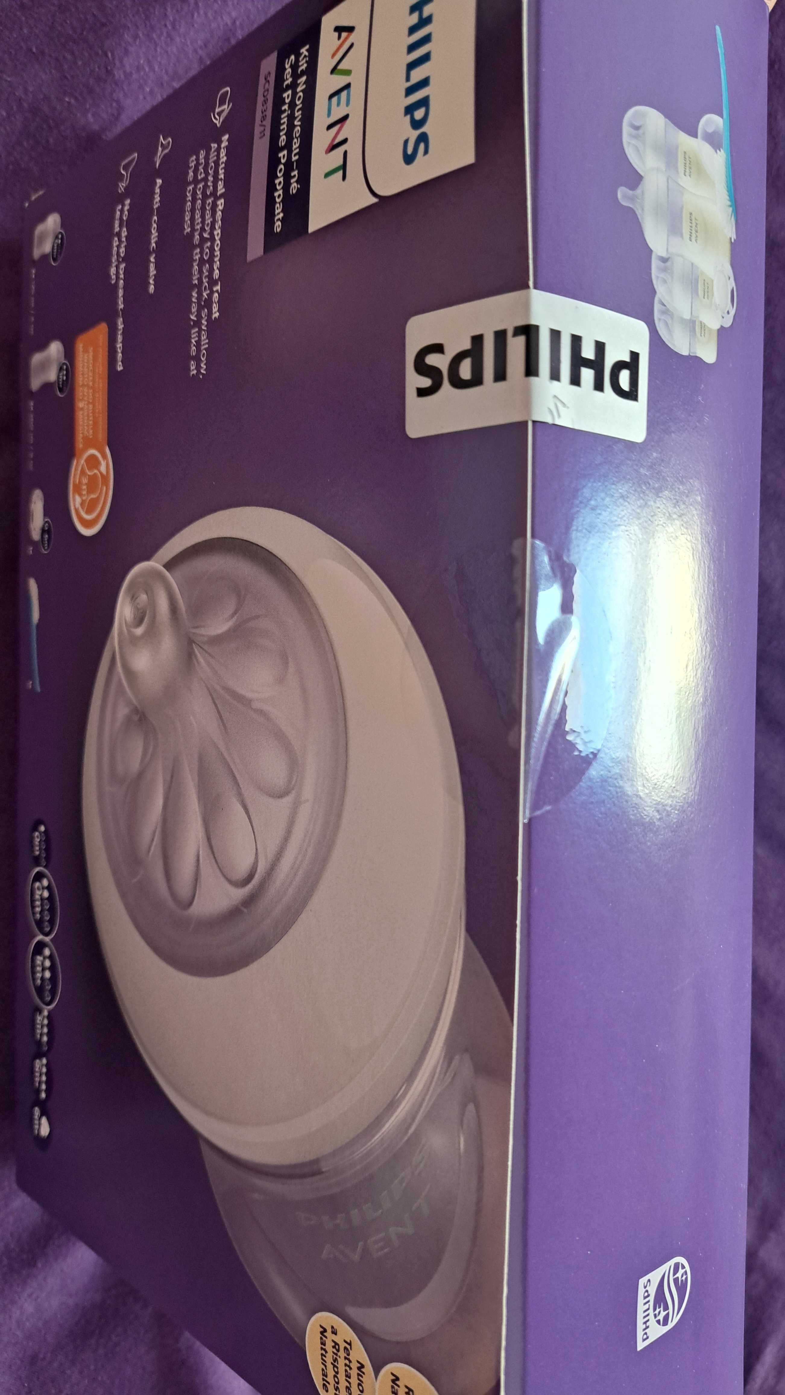 Philips Avent Newborn Gift Set zestaw noworodkowy butelki smoczek