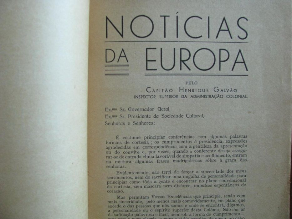 Henrique Galvão - Notícias da Europa