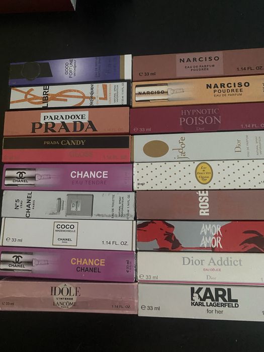 Perfumes de bolso 33ml