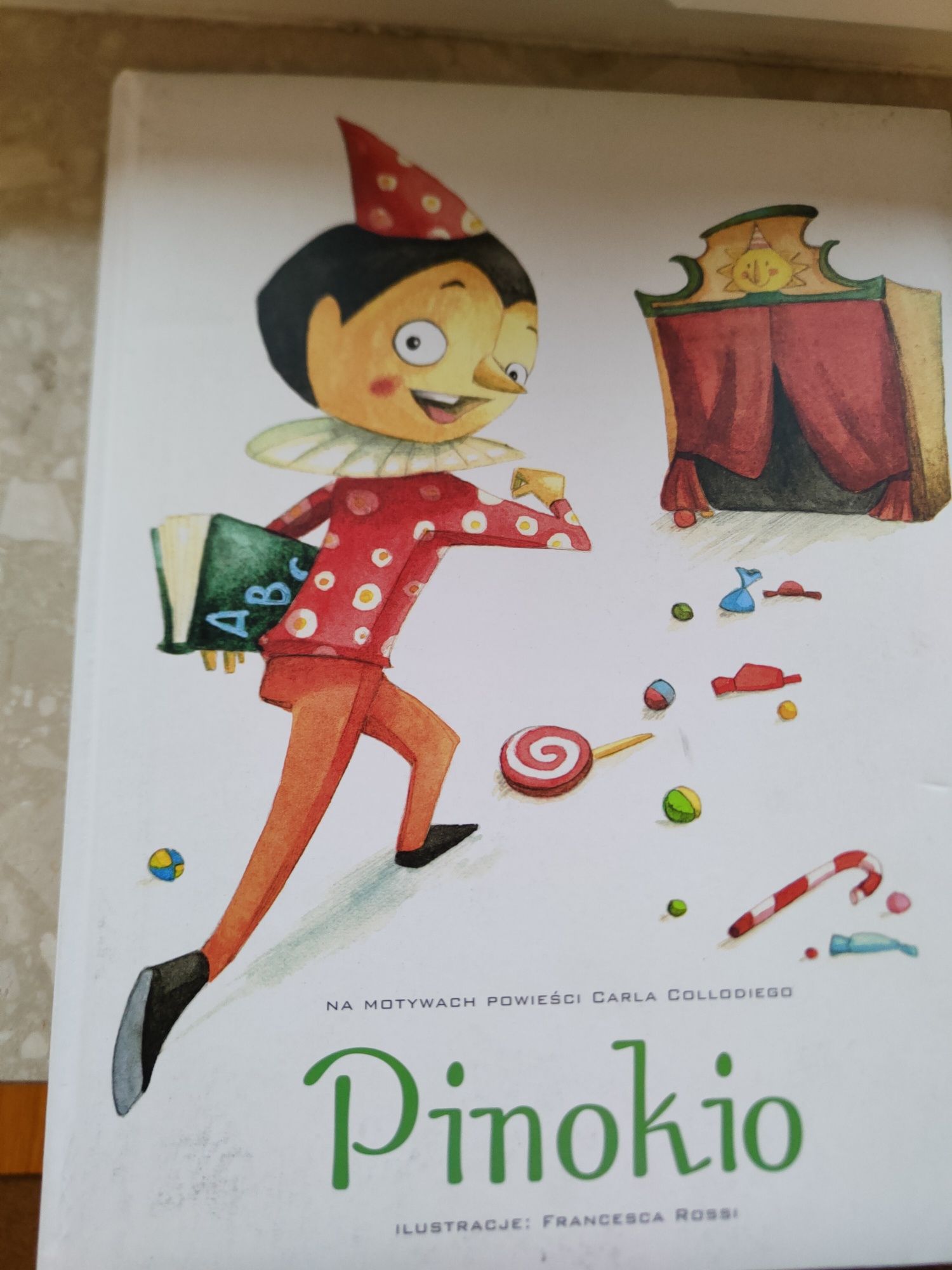 Książka dla dzieci " Pinokio" wydawnictwo Olesiejuk