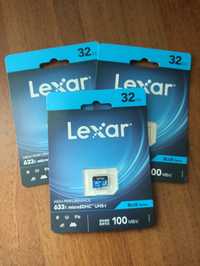 Карта памяти Lexar microSDHC. 32 Гб Класс 10