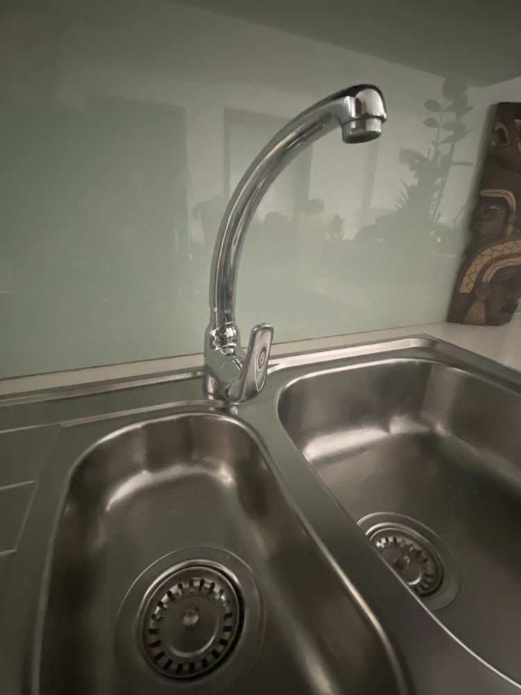Banca/Lava louça inox TEKA + Torneira