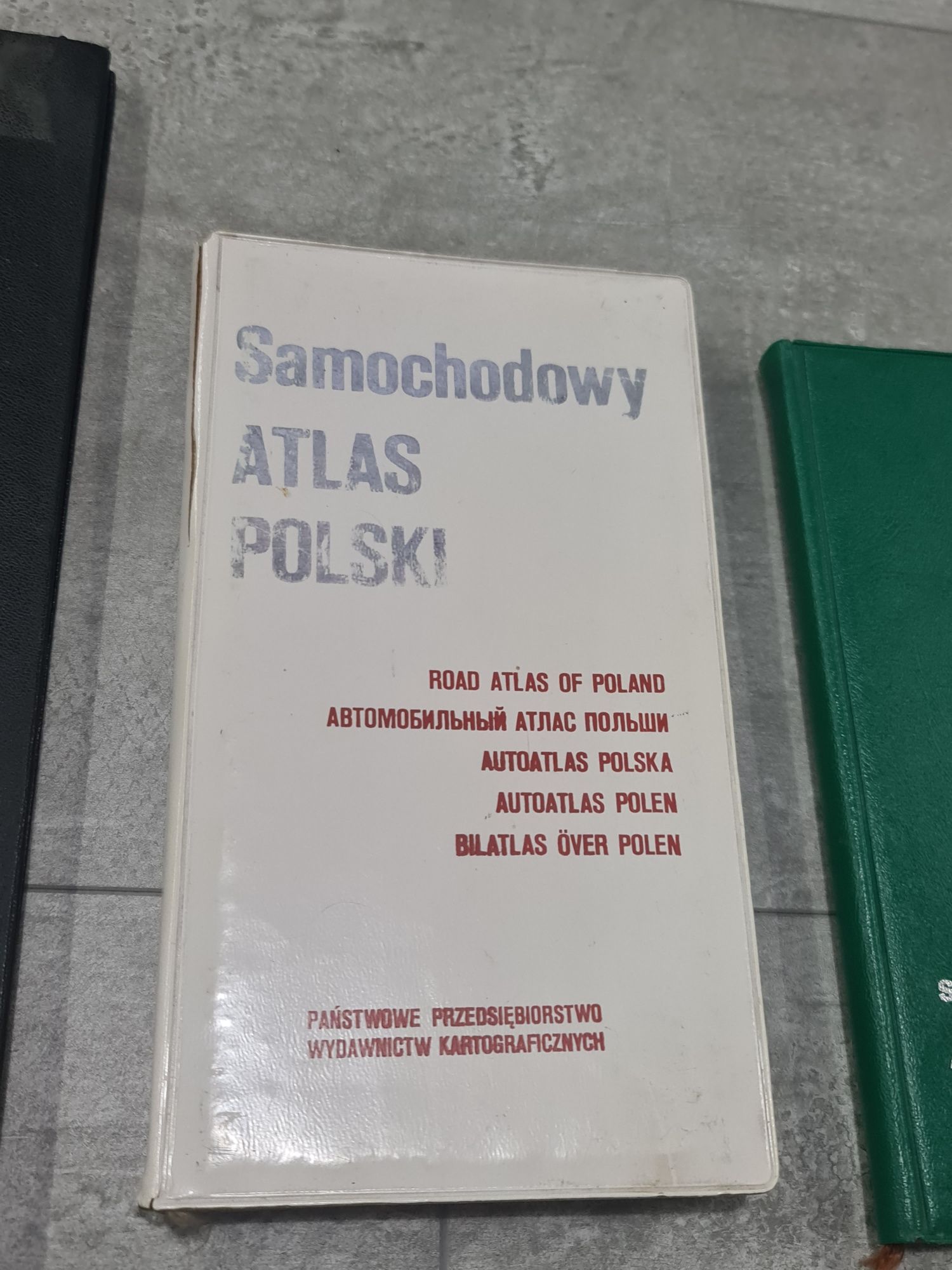 Samochodowy Atlas Polski PRL 1979, 1983, 1991
