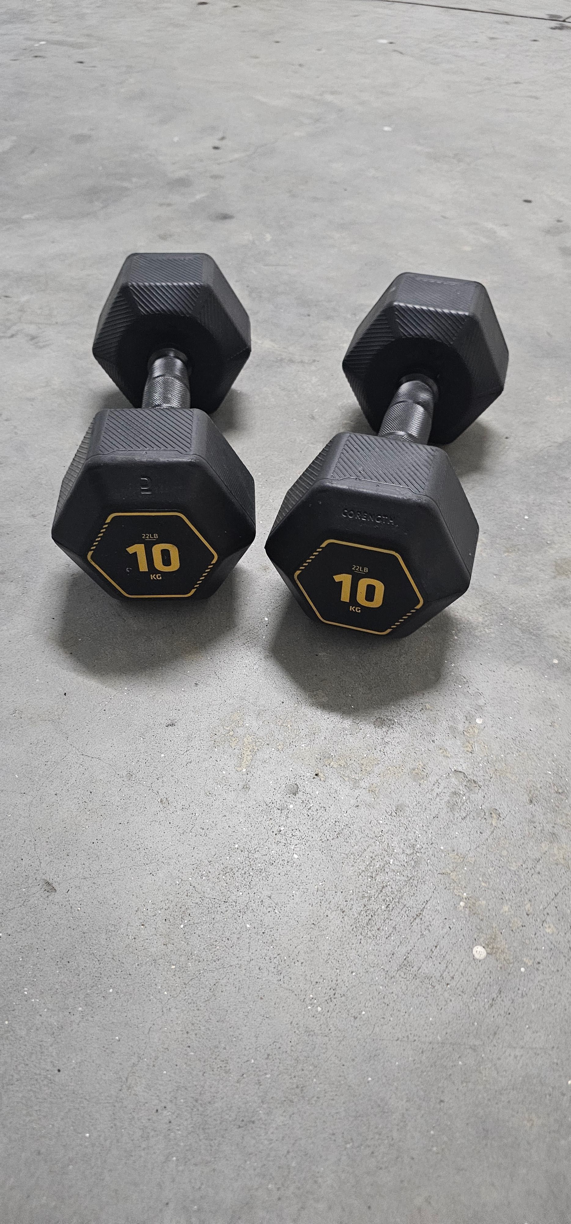 Halteres Hexagonal de Musculação e Cross-Training