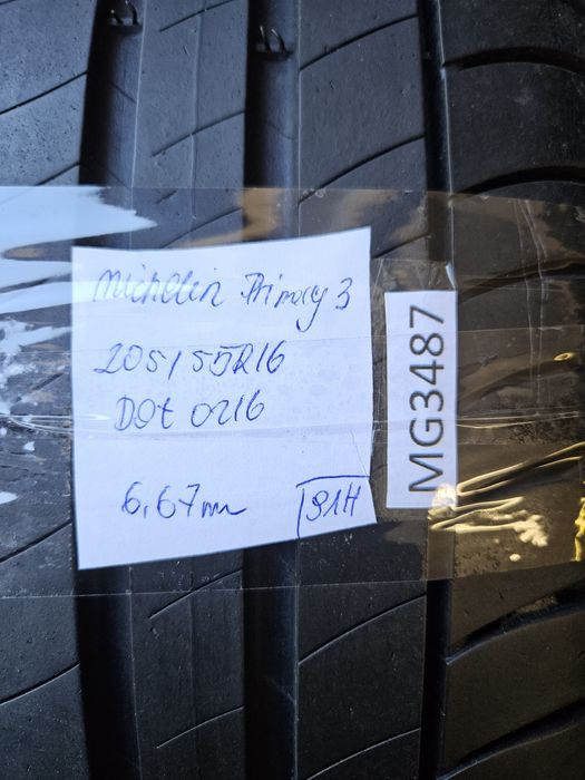Michelin 205/55 r16 Primacy 3 /// 6,7mm!!! Wysyłka