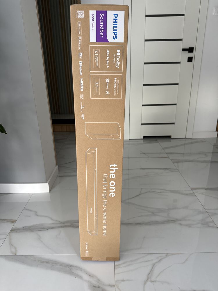 Philips Audio Soundbar 3.1 z bezprzewodowym subwooferem TAB8507/10