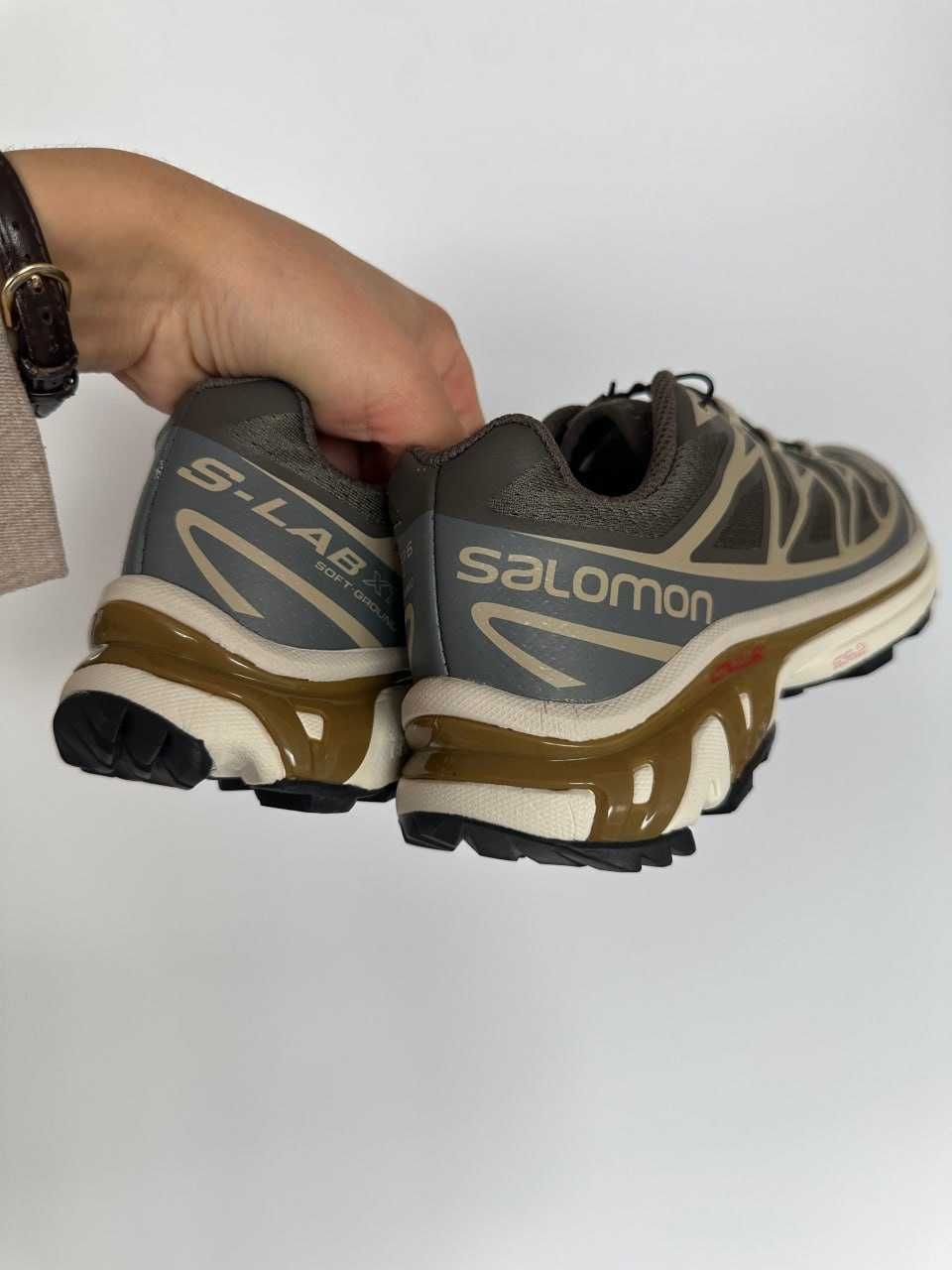 Кроссовки Salomon S/LAB XT-6 Beluga Dull Gold