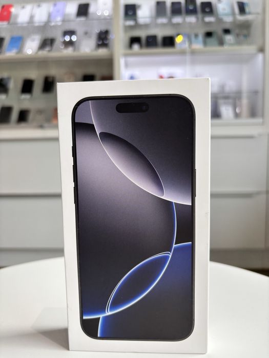 ᲦSKLEP*Zwycięska*IPhone 16 Pro Max 512Gb Black*12Msc GwarᲦ