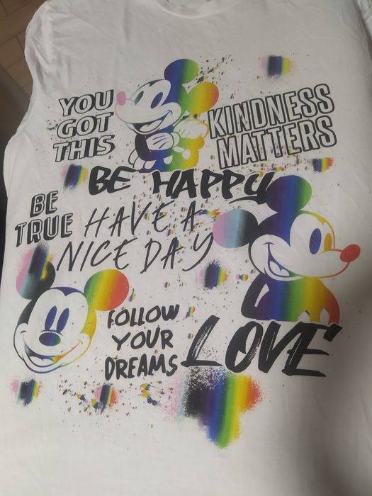 Біла футболка з Mike Mouse Disney