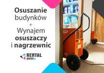 WYNAJEM Osuszaczy, Nagrzewnic, Klimatyzatorów, OSUSZANIE budynków