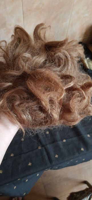 Парик натуральный европейский времен СССР,  шиньон