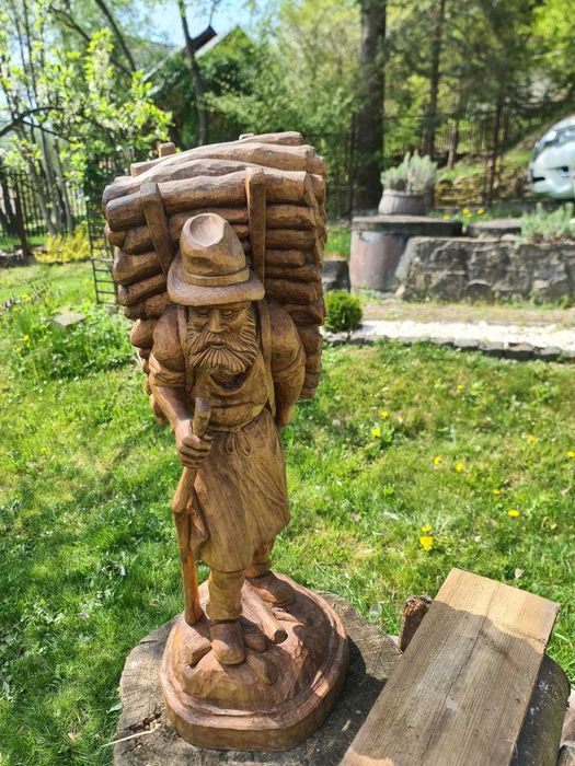 Rzeźba drewniana. 70cm.