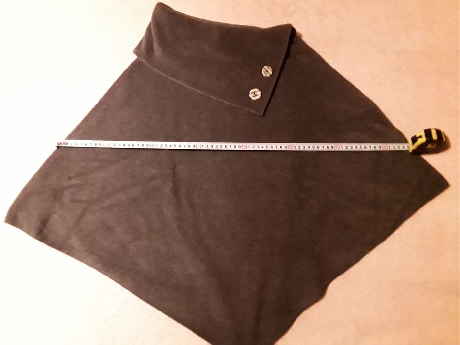 Capa / Poncho cinza PTN Store, tamanho único, novo sem etiqueta