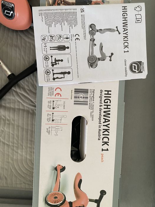 SCOOTANDRIDE Highwaykick 1 2w1 Jeździk i hulajnoga