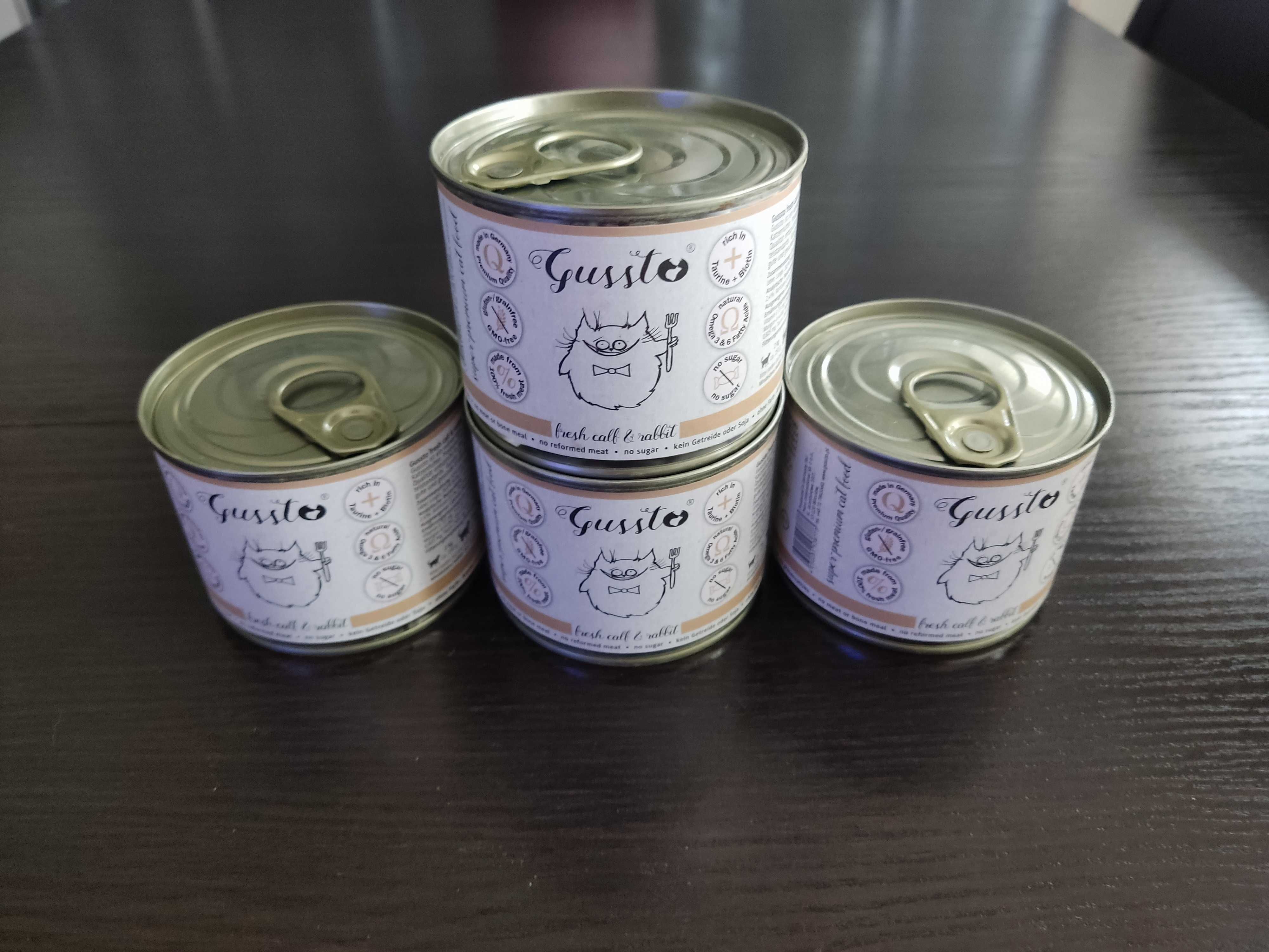 Gussto fresh calf&rabbit (cielęcina z królikiem) mokra karma dla kota