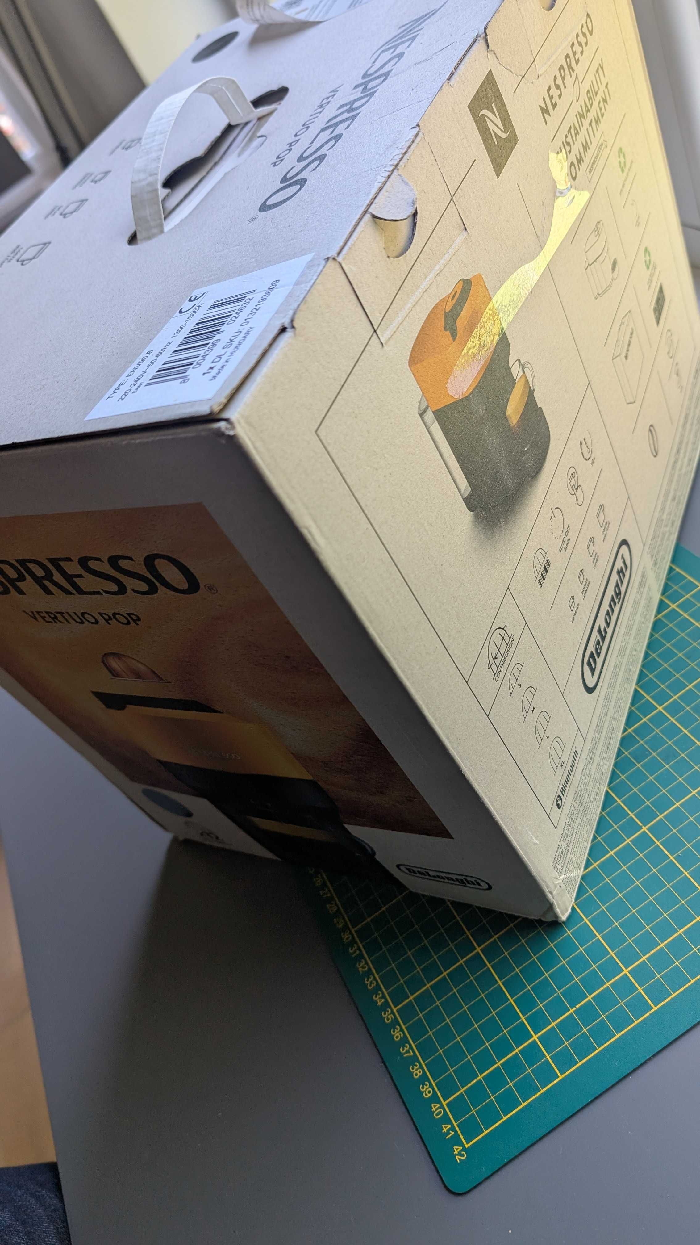 DELONGHI Nespresso Vertuo Pop ENV90.B kawa ekspres z zestawem!