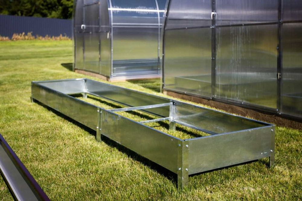 Grządka podwyższona metalowa ocynkowana 5m*0,65m*0,2m