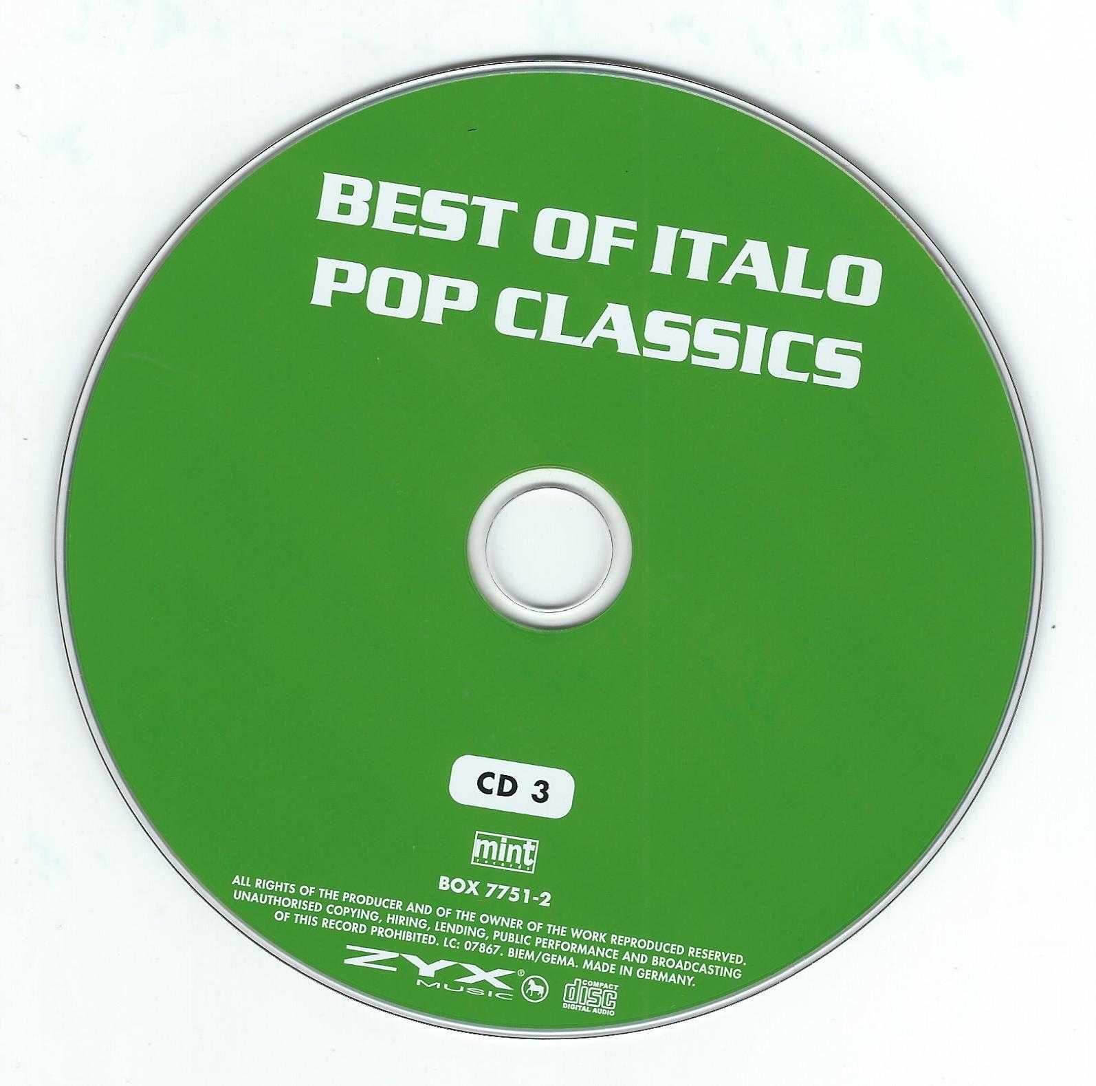 3 CD VA - Best Of Italo Pop Classics (2002) (ZYX Music)