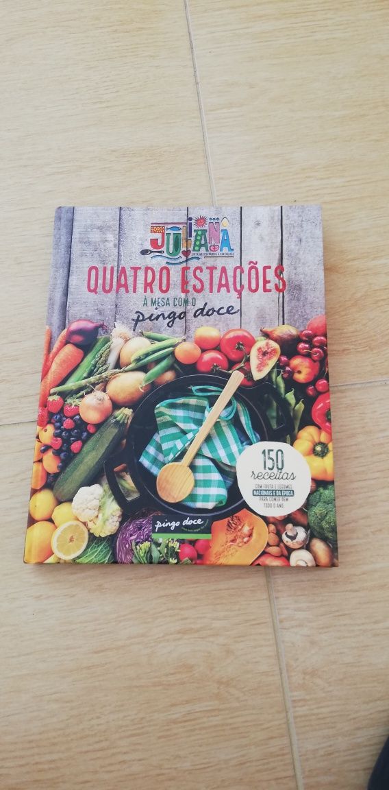 Livro "Quatro estações à mesa com o Pingo Doce"