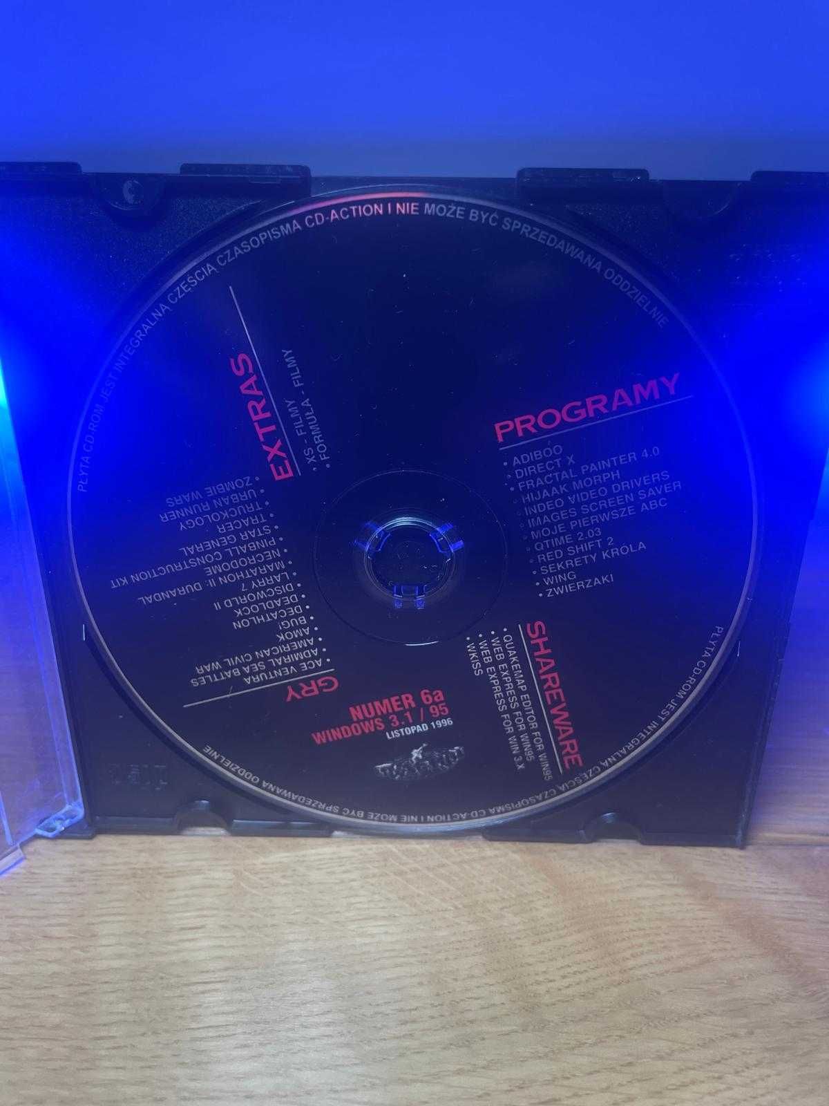 CD-Action 6/1996 nr 6 | Cover CD | retro PC | stara płyta z grami