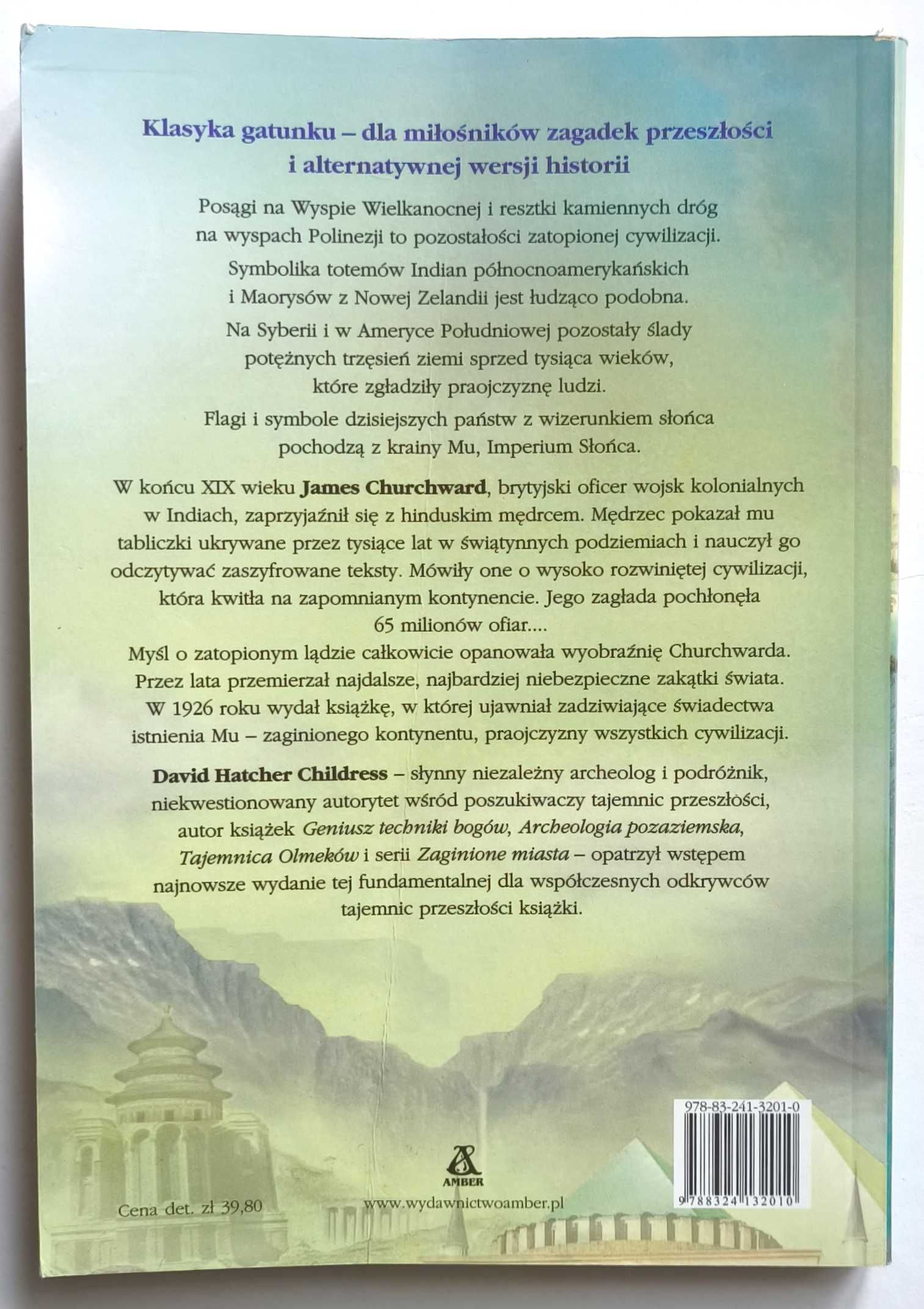 MU Zaginiony Kontynent, James Churchward, UNIKAT!