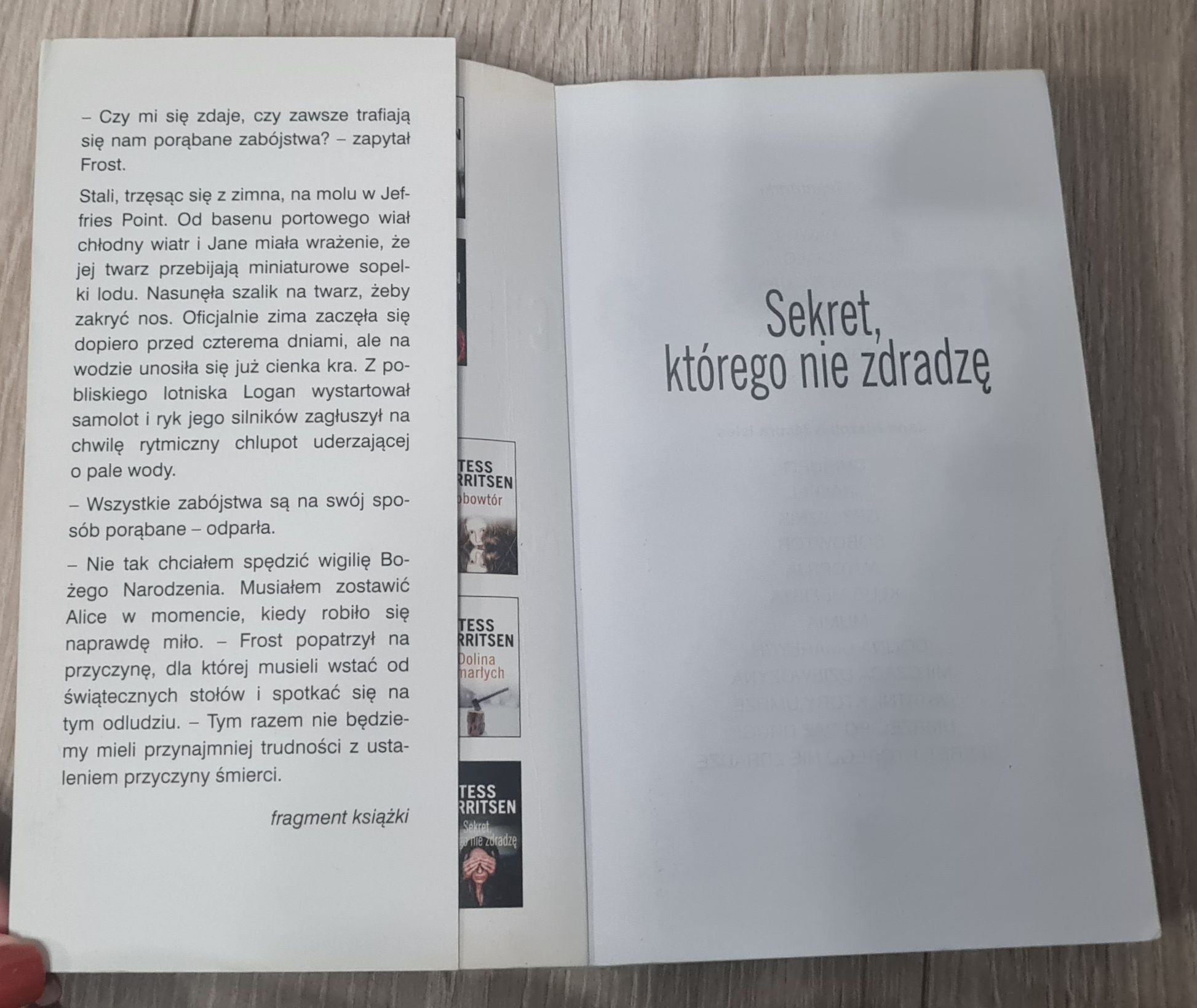 Tess Gerritsen Sekret, którego nie zdradzę