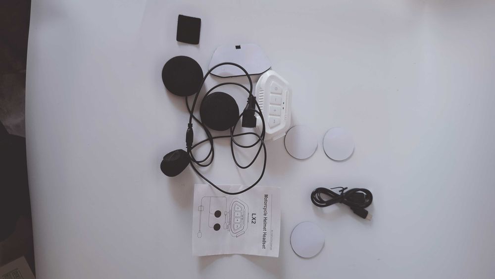 LX2 Bluetooth Motorcycle Helmet Headset Headphone