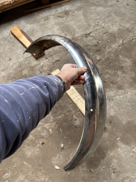 Nowy oryginalny Wsk blotnik chromowany plytki lelek dudek nowy