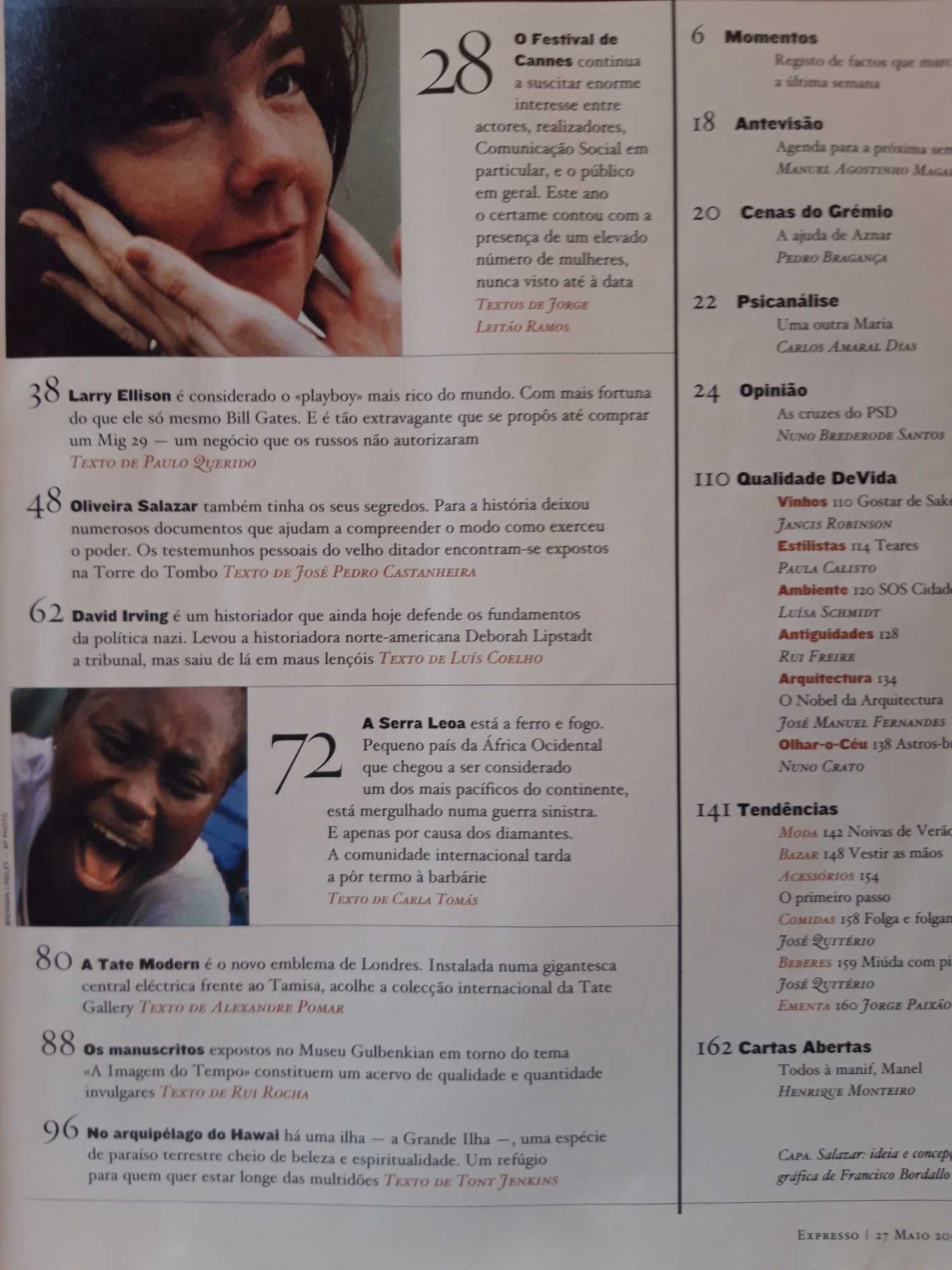 Revista do Expresso Maio 2000