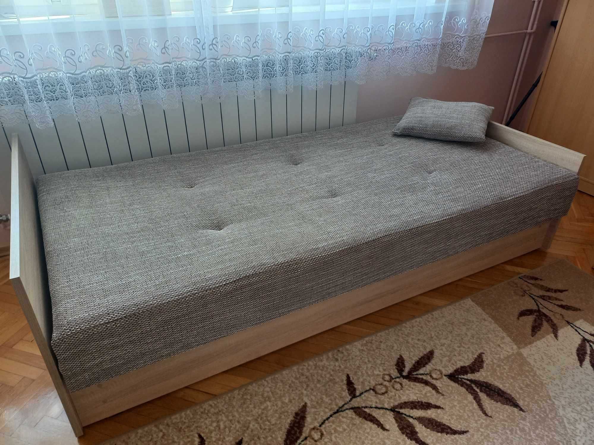 Łóżko kanapa sofa ze skrzynią podnoszona