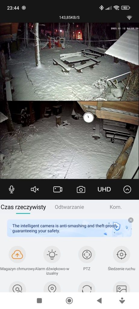 Kamera wifi 360 monitoring karta pamięci