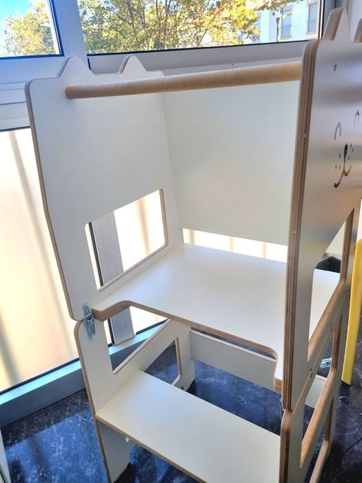 Torre de aprendizagem montessori 3em1