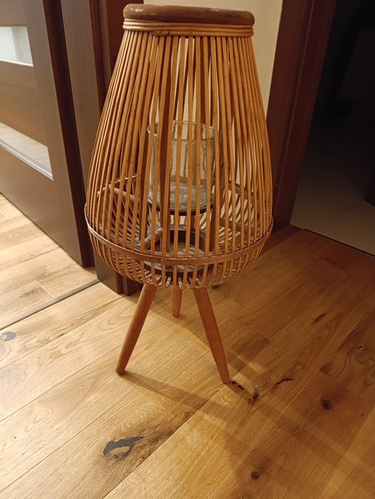 Lampion drewniany homla