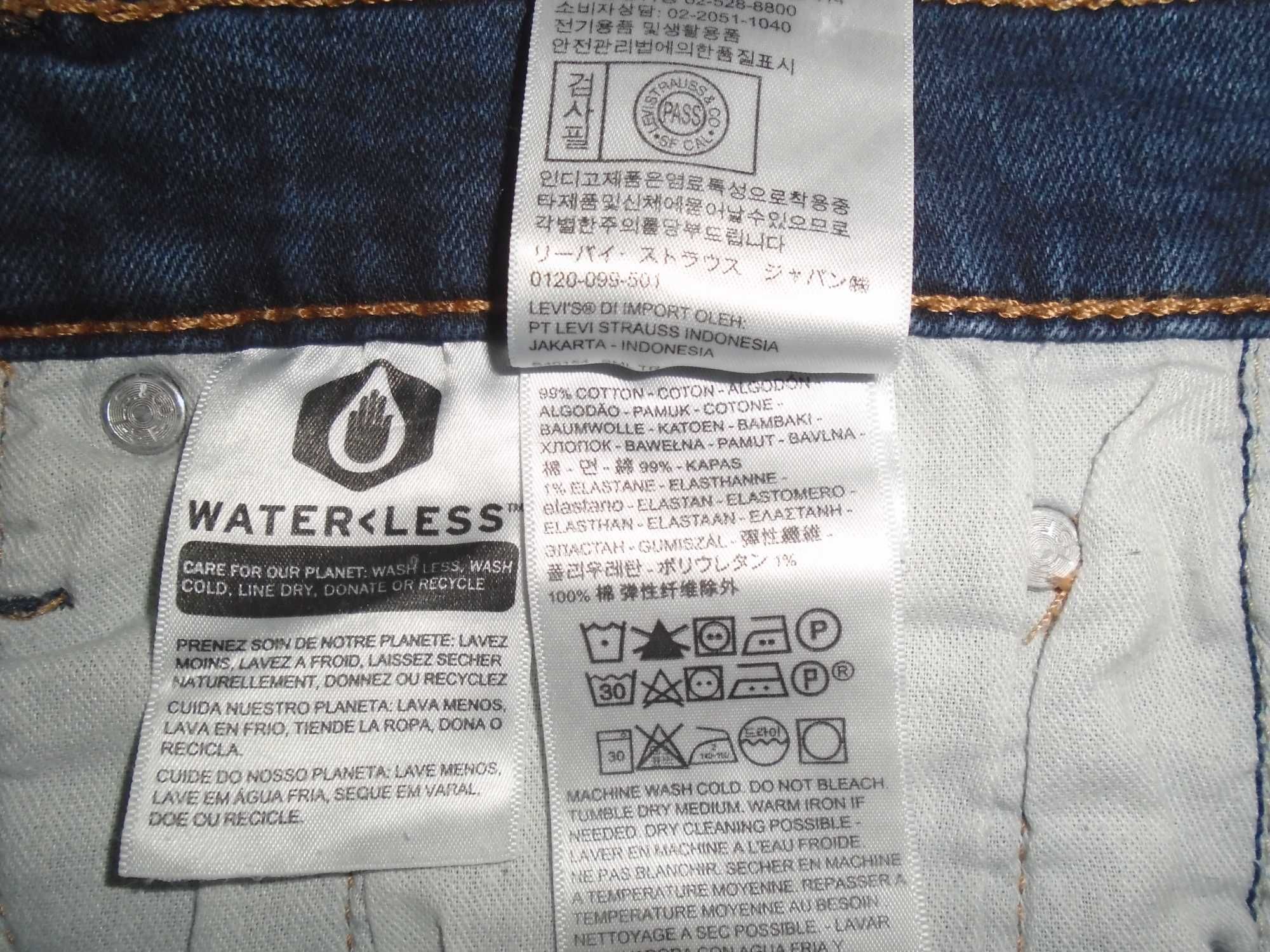 Джинсы Levis 512 USA W32 L34