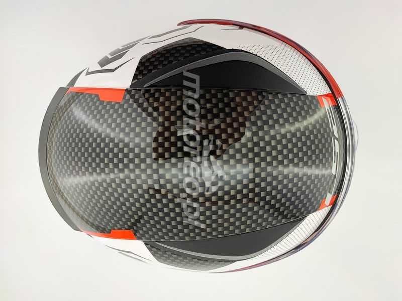 WYPRZEDAŻ Kask Integralny LS2 FF353 Rapid GHOST White Black Red